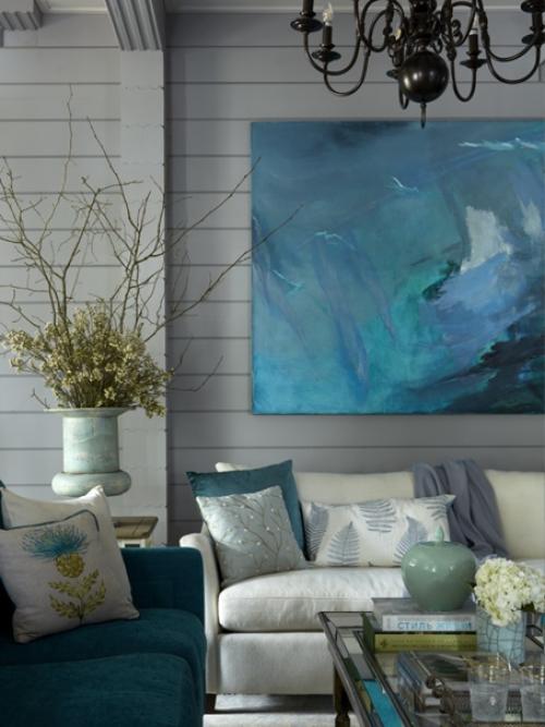 И снова кухня - гостиная, теперь уже в доме из бруса. 05