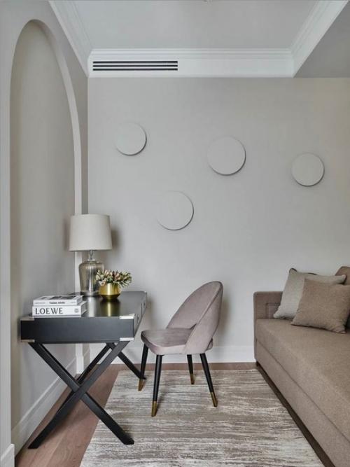 Светлый классический интерьер квартиры, площадью 62 кв. 05