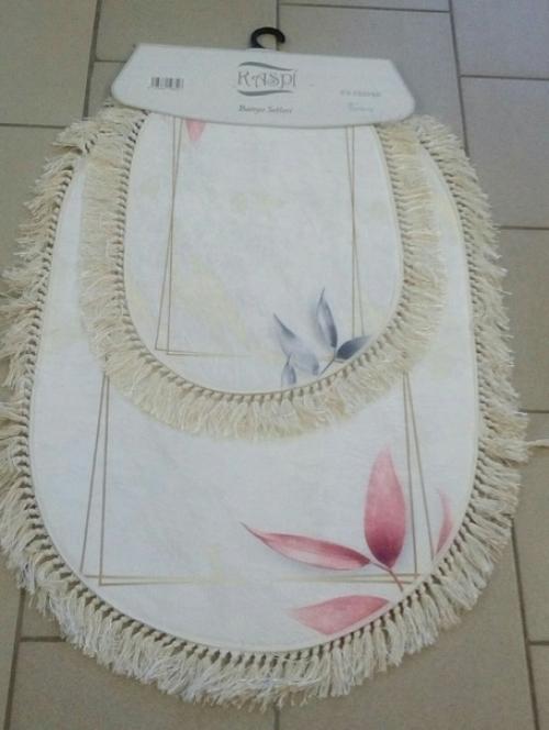 Новинка!  Набор из 2-х оригинальных, безворсовых ковриков с печатным рисунком. 07