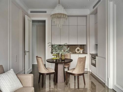 Светлый классический интерьер квартиры, площадью 62 кв. 09