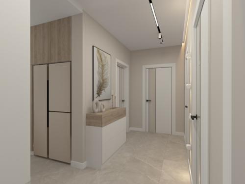 Дизайн - проект квартиры 56 м 2, г. СПБ. 09