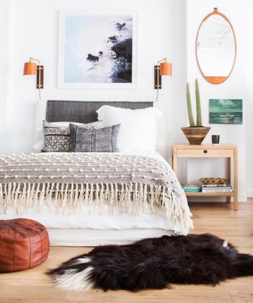 Интерьер спальни в стиле бохо. 02