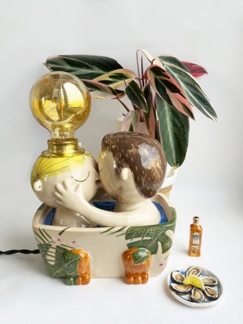 Хочу показать последний заказ, который я делала) снова на банно - ванную тему. 02