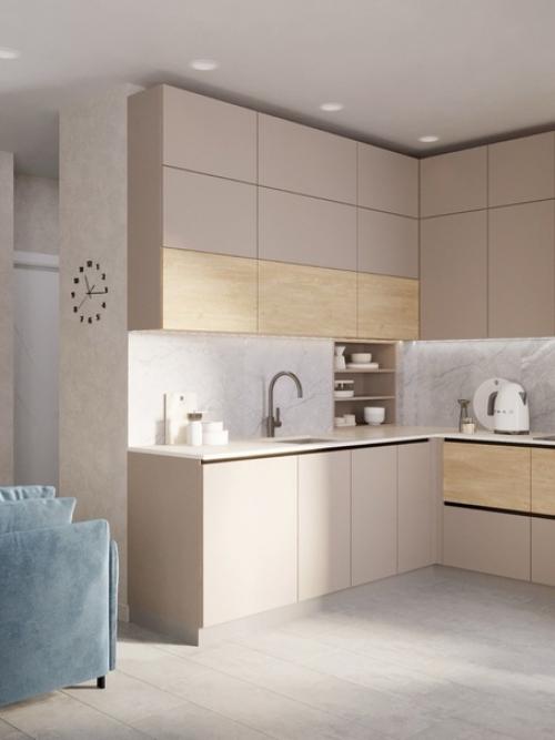 Эскизы новой кухни - гостиной. 03