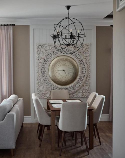 Уютный интерьер кухни - гостиной от дизайнеров Марии и Максима хахилевых. 01