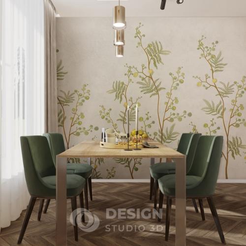 А знаете ли вы как гармонично совместить кухню и гостиную? 06