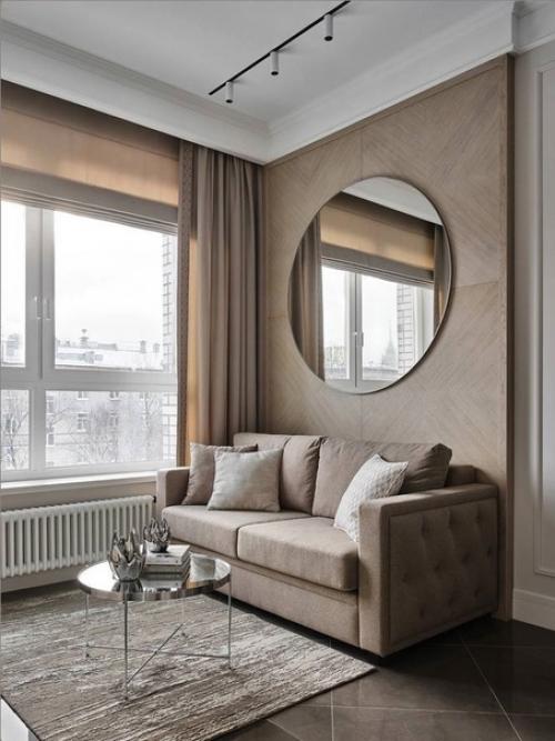 Светлый классический интерьер квартиры, площадью 62 кв. 01