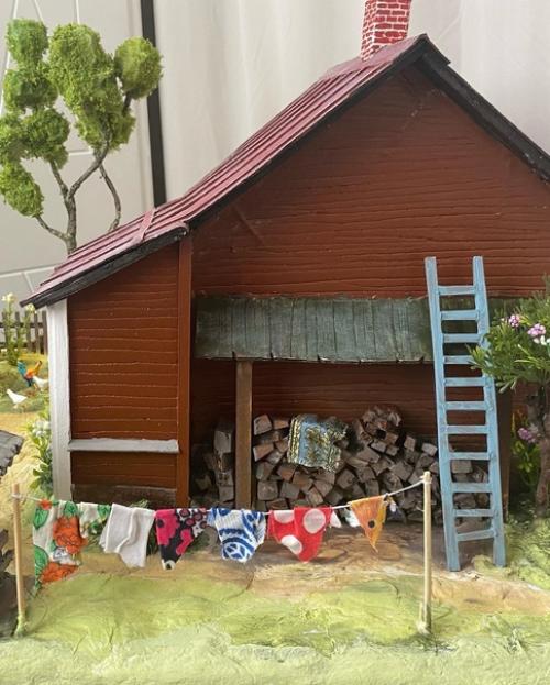 Деревенский домик по фотографии. 06