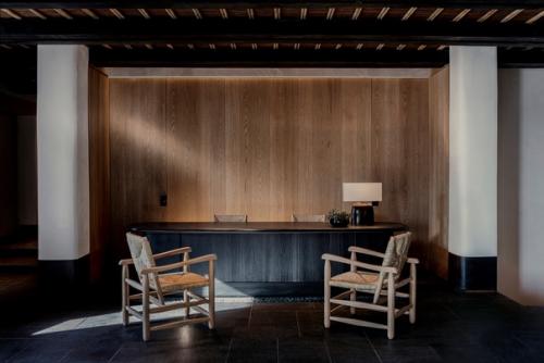 Минималистский отель миконос на острове. 03