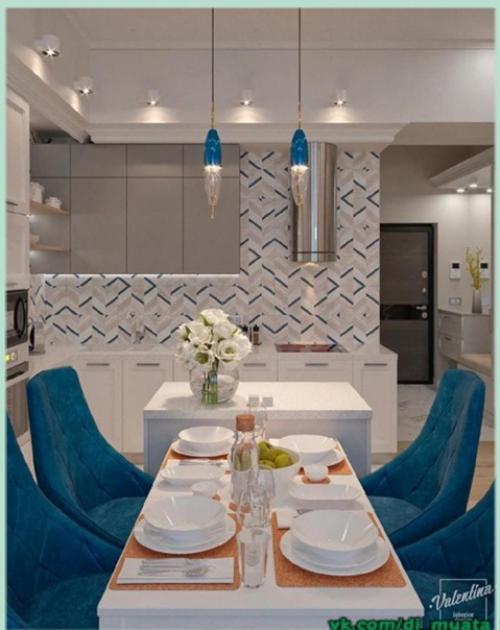 Просторная кухня - гостиная. 06