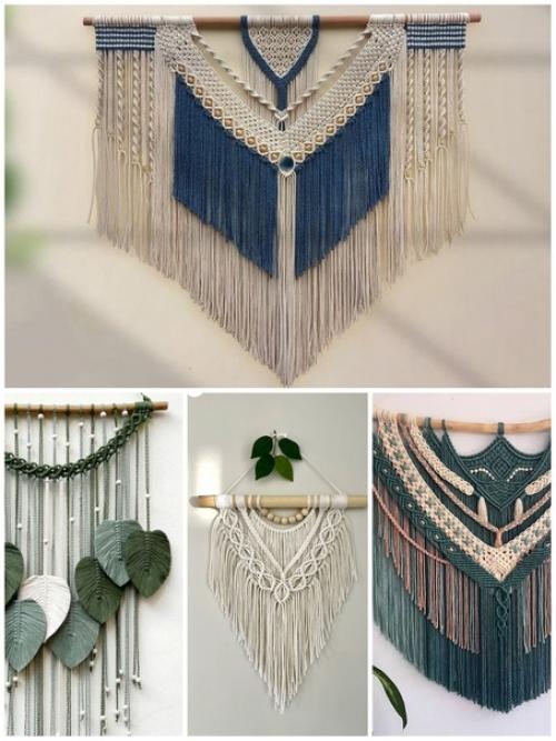 Интерьер - это ваше пространство для самовыражения, а использование макраме в декоре - отличный способ придать стиль и уют вашему дому. 01