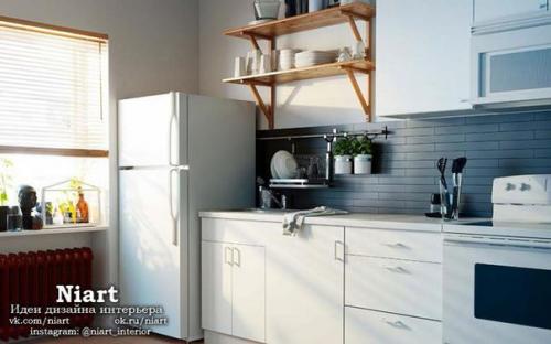 Куда поставить холодильник на кухне? 01