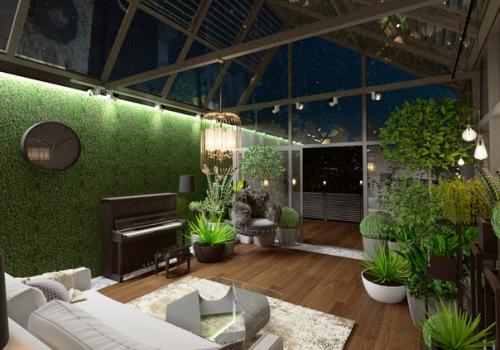 Зимний сад. Наклёвывался интересный проект - зимний сад в частном доме. 02 Зимний сад. Наклёвывался интересный проект - зимний сад в частном доме. 02