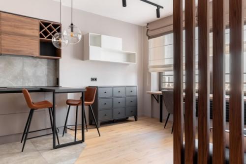 Современный интерьер квартиры - студии площадью всего 29 кв. 07