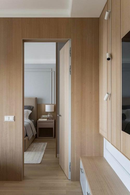 Скандинавская лёгкость в Екатеринбурге - интерьер 80 м с видом на город. 06