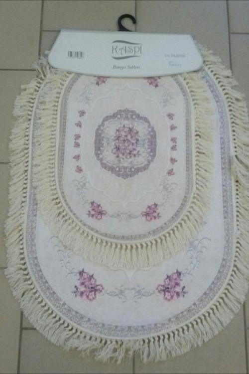 Новинка!  Набор из 2-х оригинальных, безворсовых ковриков с печатным рисунком. 01