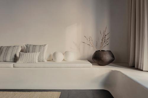 Минималистский отель миконос на острове. 01