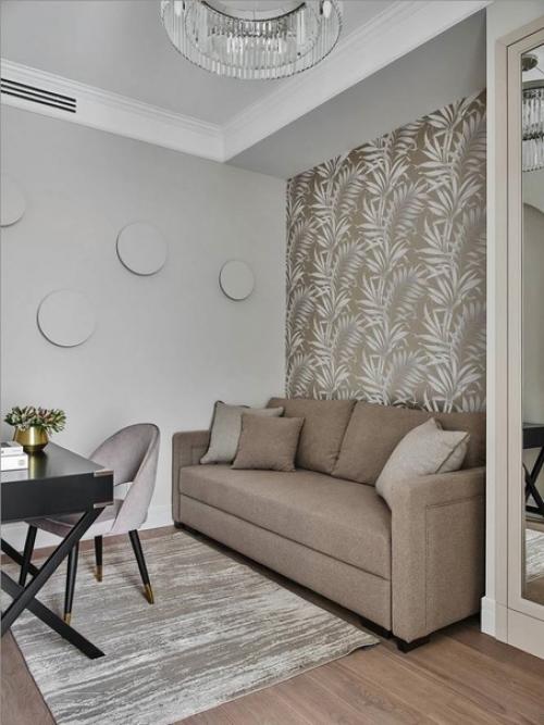 Светлый классический интерьер квартиры, площадью 62 кв. 03