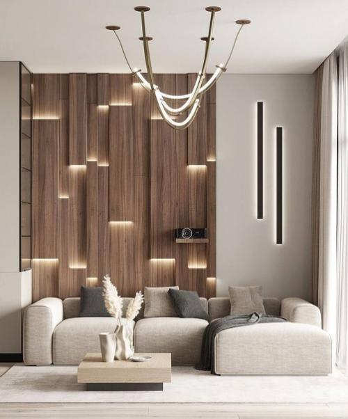 Интерьер кухни - гостиной для семьи с двумя детьми. 02