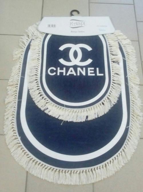 Новинка!  Набор из 2-х оригинальных, безворсовых ковриков с печатным рисунком. 06