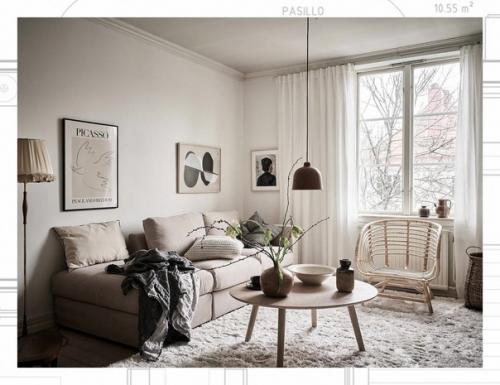 Светлая квартира в губернаторском доме с солнечным балконом в тихом дворике. 01