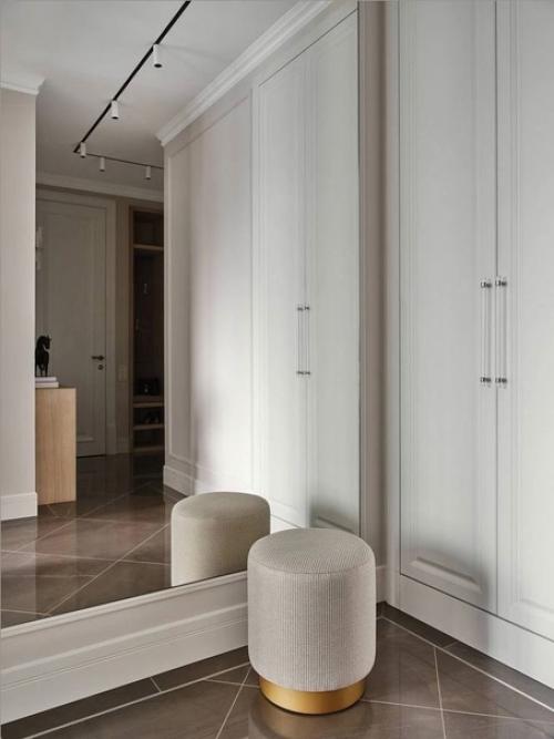 Светлый классический интерьер квартиры, площадью 62 кв. 08