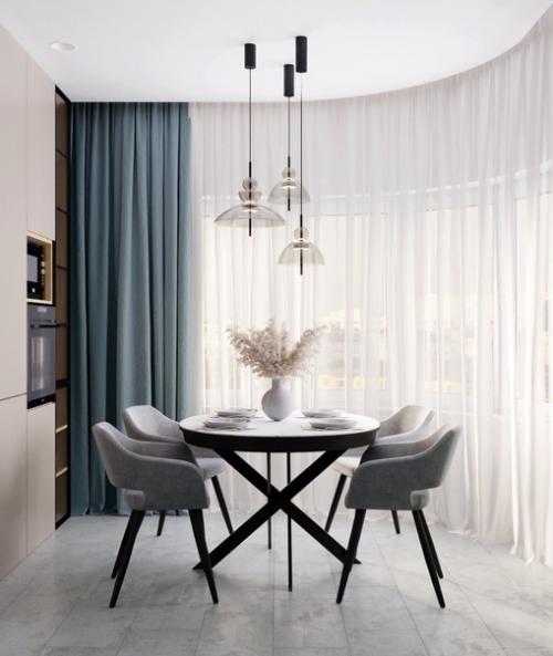 Эскизы новой кухни - гостиной. 02