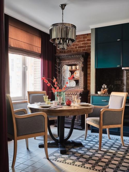 Потрясающий интерьер квартиры с яркими решениями. 01