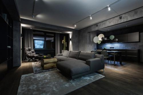 Драматизм в интерьере квартиры от студии Yo Dezeen. 06