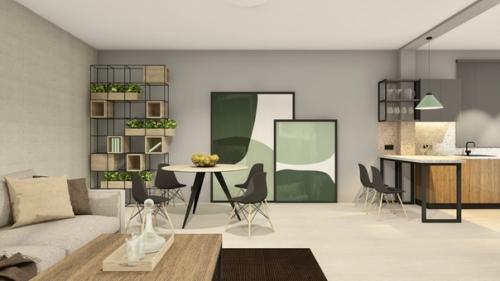 Свежий проект первого этажа загородного дома в Подмосковье, виноградово. 08