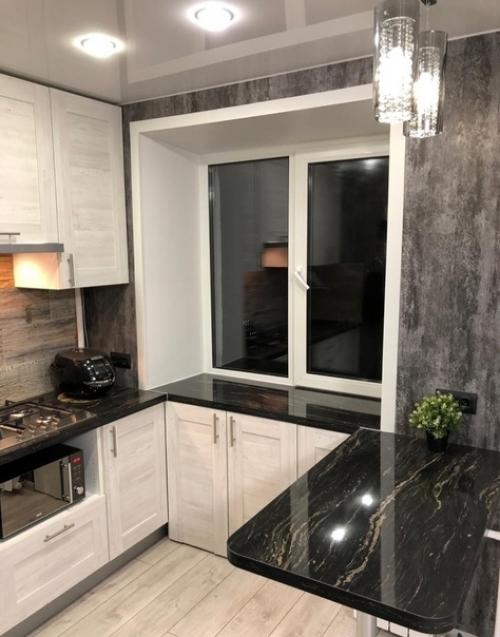 Капитальный ремонт с присоединением кухни к гостиной. 02