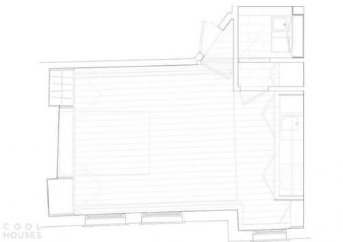 Аскетичный интерьер для молодого художника. 07