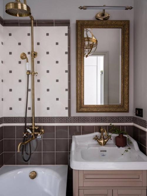 Маленькая квартира в красочной гамме в старом доходном доме в Москве (37 кв. 03