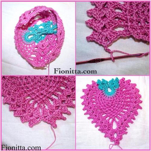 Декоративные салфетки - клубнички крючком. 09