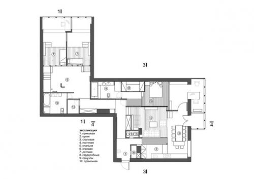 Необычная квартира в Москве от алексея Розенберга. 09