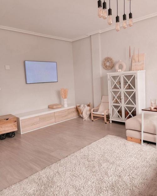 Замечательный интерьер дома в очень сдержанном скандинавском стиле. 09