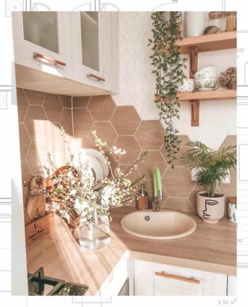 Кухонная мебель в скандинавском стиле. 01