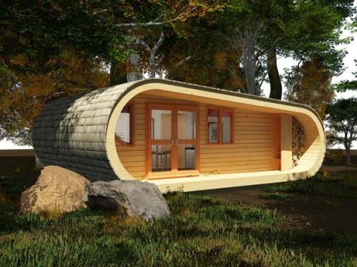 Деревянный домик Eco Perch в Швеции. 01