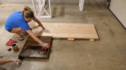 Угловой стол своими руками. 07