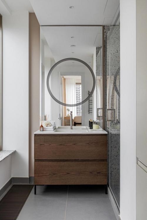 Интерьер по законам васту: лёгкое пространство 108 м в Москве. 05