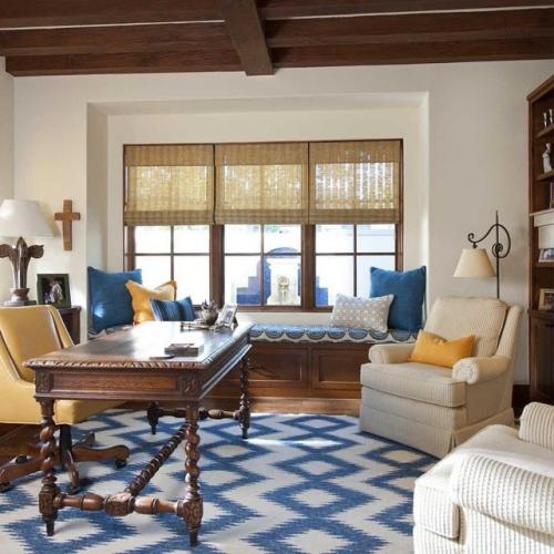 Сочетание классических и экзотических элементов в средиземноморском стиле создает особую атмосферу в доме, которая зачаровывает своим уютом. 05