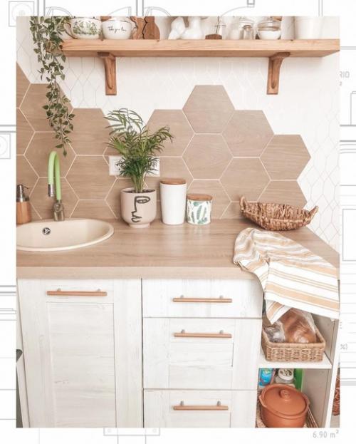 Кухонная мебель в скандинавском стиле. 04