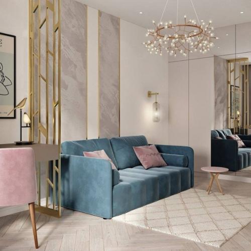 Очень приятная и светлая гостиная. 05