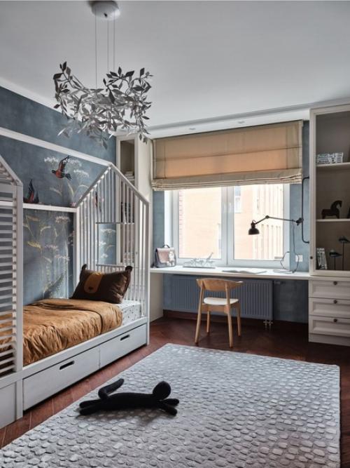 Потрясающий интерьер квартиры с яркими решениями. 06