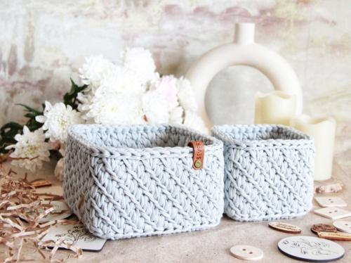 Наборы корзин, выполненные в едином стиле или в гармоничной цветовой гамме, создают ощущение порядка и завершенности. 08