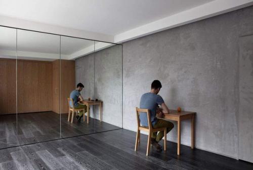 Аскетичный интерьер для молодого художника. 04