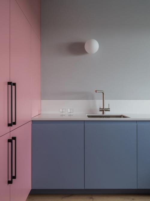 Нежный интерьер 1-комнатной квартиры 33 м 2 в Москве. 02