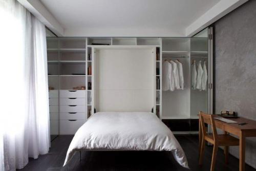 Аскетичный интерьер для молодого художника. 06