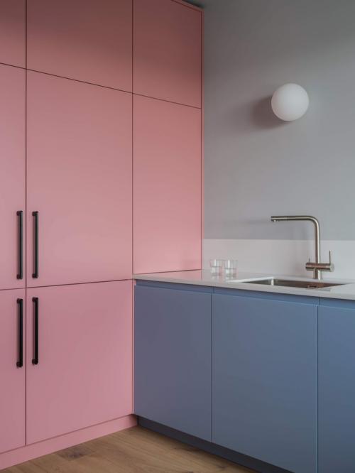 Нежный интерьер 1-комнатной квартиры 33 м 2 в Москве. 01