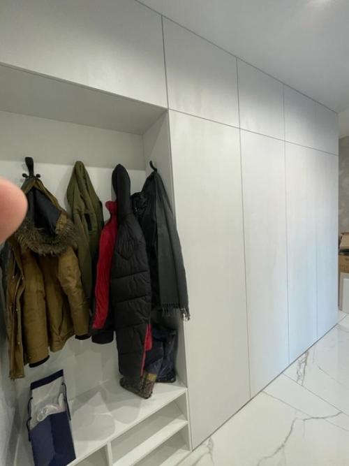 Встроенный шкаф с распашными дверями. 01